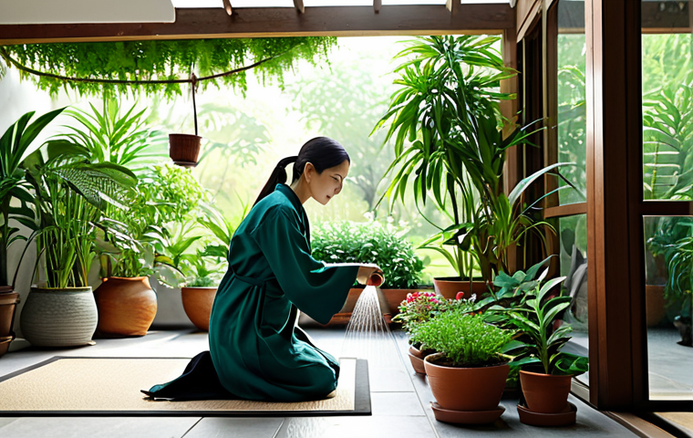 자연광을 활용한 주거 공간의 심리학 - Living Room with Reflective Surfaces**

"A modern living room bathed in natural light, white walls, ...