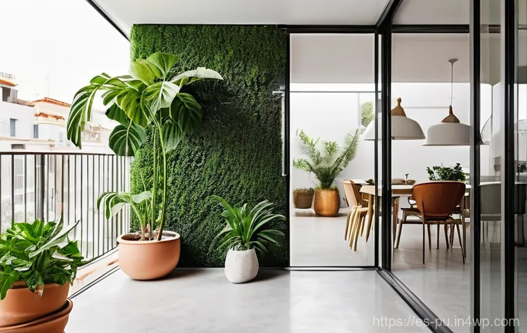 자연광을 통한 실내 분위기 전환 전략 - **Prompt:** A modern, sun-drenched living room in a stylish Madrid apartment, exuding a vibrant and ...