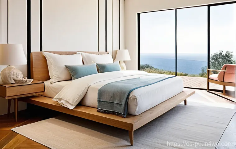 자연광을 통한 실내 분위기 전환 전략 - **Prompt:** A contemporary and inspiring home studio space seamlessly connected to a bright, invitin...